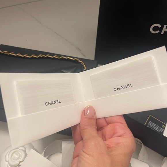 Chanel 19 . Mini flap wallet on chain. - Picture 15 of 15